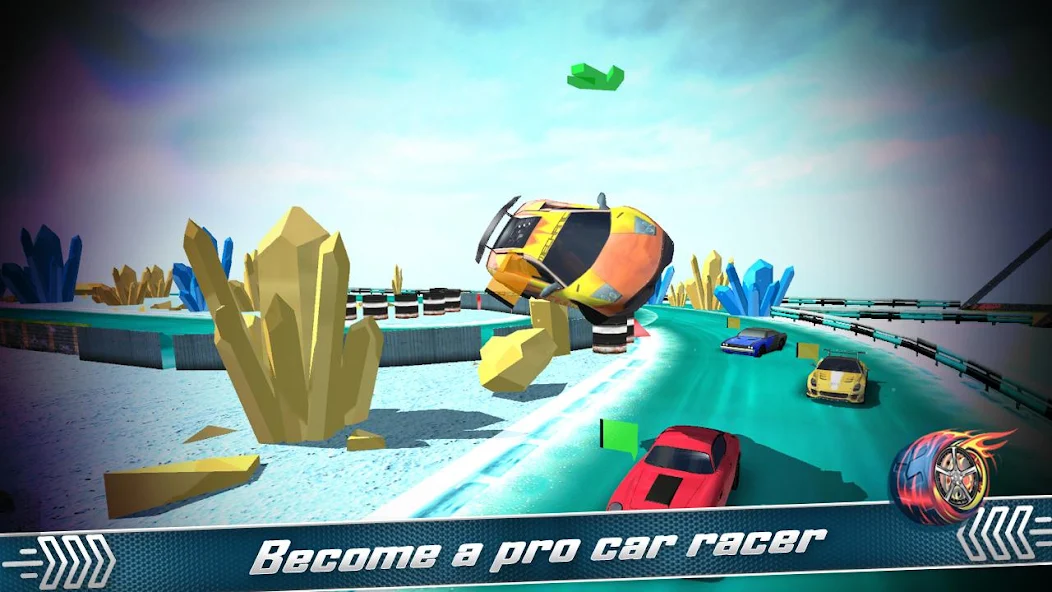 Crazy Wheels Car Racing 3D - Image 2